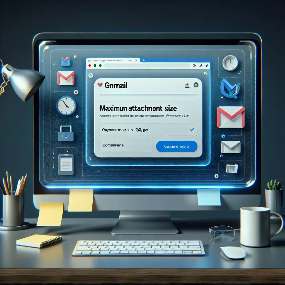 gmail velikost přílohy