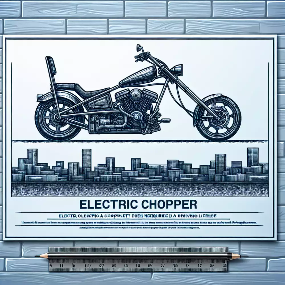 elektro chopper bez řidičáku